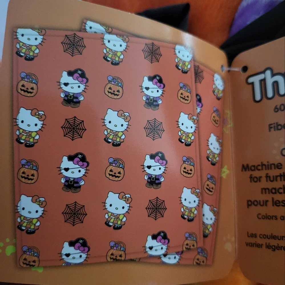Pack of 2 blankets - Brand new with tags Hello Kitty Halloween